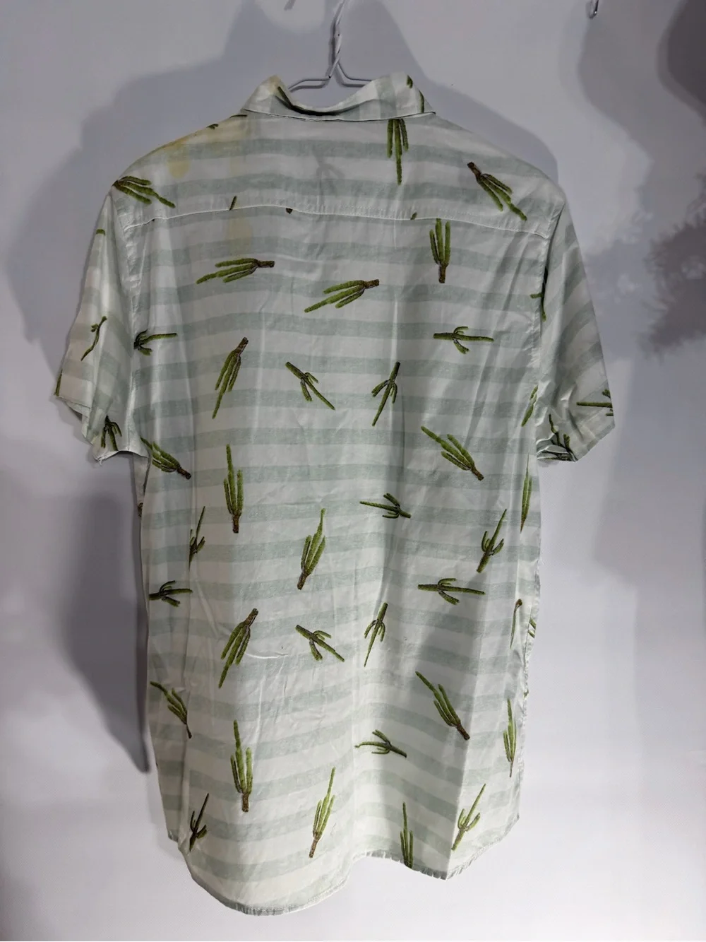 Tommy Bahama Short-Sleeve Cactus Print Shirt - Light Green